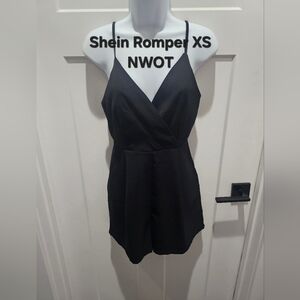 Shein Black Romper XS
